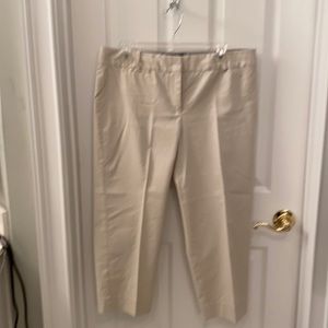 Talbots 12P light khaki crop Signature slacks